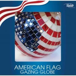 Alpine 10 In. Dia. Glass American Flag Gazing Globe Lawn Ornament 7 Alpine 10 In. Dia. Glass American Flag Gazing Globe Lawn Ornament -Cheap Alpine Shop ItemImage 705702 q5wqyw 8dgqaw dx6169