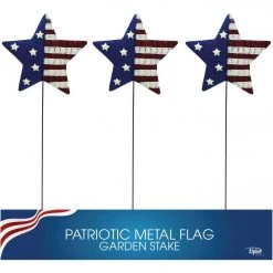 Alpine 24 In. Metal American Flag Garden Stake Lawn Ornament -Cheap Alpine Shop ItemImage 705754 q5wr27 dd0gqw e3vo13