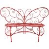 Alpine 61 In. L. Red Iron Butterfly Bench -Cheap Alpine Shop ItemImage 803098 gqhmbj3844xhxw295vsw7cq5