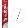 Alpine 1 In. W. X 42 In. H. X 8 In. L. Let It Snow Porch Greeter Sign With Easel -Cheap Alpine Shop ItemImage 806340 wbcsmkhgp5jrcnsb97tsv6