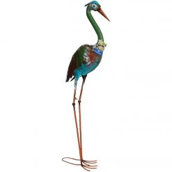 Alpine 40 In. H. Rustic Metal Standing Crane Lawn Statue -Cheap Alpine Shop ItemImage 807317 36x7xgbqcmpr6b4cgkrhbtn