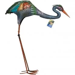 Alpine 30 In. H. Rustic Metal Feeding Crane Lawn Statue -Cheap Alpine Shop ItemImage 810281 2mq4btm5tsm8srs55b6hgkg