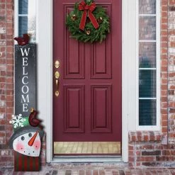 Alpine 2 In. W. X 47 In. H. X 11 In. L. Snowman With Long Hat Welcome Porch Greeter Sign WithEasel -Cheap Alpine Shop ItemImage 810483 jfqgf9wbptr6cvgsrc4wrkb
