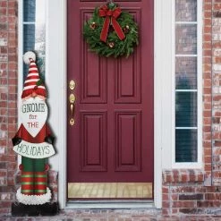 Alpine 2 In. W. X 47 In. H. X 11 In. L. Gnome For The Holidays Porch Greeter Sign With Easel -Cheap Alpine Shop ItemImage 813696 pz7p6b394nj36p7c2nsv94f5