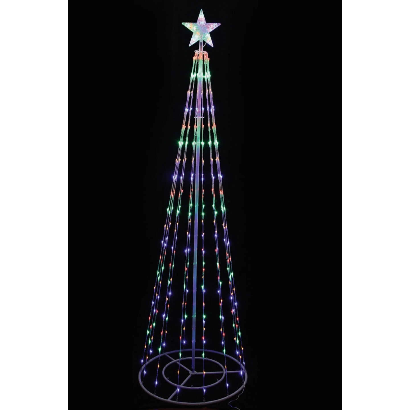 Alpine 47 In. LED 8-Function Multi-Color Christmas Tree Tower 5 Alpine 47 In. LED 8-Function Multi-Color Christmas Tree Tower - Image 3