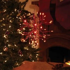 Alpine 10 In. LED 48-Bulb Red Hanging Twig Snowflake Ornament Light Decoration 6 Alpine 10 In. LED 48-Bulb Red Hanging Twig Snowflake Ornament Light Decoration -Cheap Alpine Shop ItemImage 819869 c36vbbfwkp6jpsp8frf4nrw