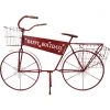 Alpine 14 In. W. X 31 In. H. X 45 In. L. Happy Holidays Red Metal Bicycle Holiday Decoration -Cheap Alpine Shop ItemImage 820367 fj97hprj9g3tb524448r6tn