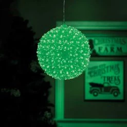 Alpine 5 In. Green & Red LED Sphere Christmas Ornament -Cheap Alpine Shop ItemImage 825150 2qvrsmgpk9q73rx6kwwp8nbq