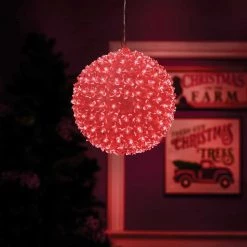 Alpine 5 In. Green & Red LED Sphere Christmas Ornament -Cheap Alpine Shop ItemImage 825150 nrrsxs34r5xw8bkmvq7xt
