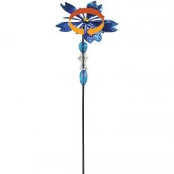 Alpine 37 In. H. Colorful Glass Flower & Gem Wind Spinner Stake 11 Alpine 37 In. H. Colorful Glass Flower & Gem Wind Spinner Stake -Cheap Alpine Shop ItemImage 828681 msp3tx4pn59v97tsjbbp8rmt