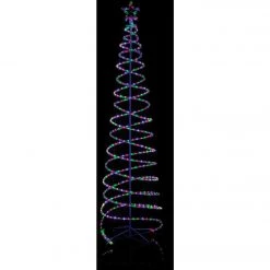 Alpine 91 In. LED Multi-Color Multi-Function Spiral Christmas Tree Lighted Decoration -Cheap Alpine Shop ItemImage 831476 5bftjmsncxbmpn2ksvwsn52q