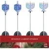 Alpine Solar Iridescent Menorah/Dreidel Stake -Asst'd Tray Pk Of 20 -Cheap Alpine Shop ItemImage 833943 9fnh8vxrbhp96qhwmmtktzqn