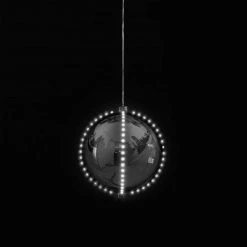 Alpine 7 In. Silver Chasing LED Ball Christmas Ornament -Cheap Alpine Shop ItemImage 834142 2xc4m9mm64rcrgmx45cx57w