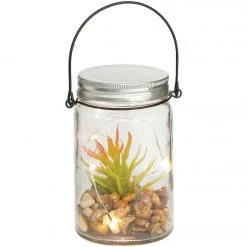 Alpine 3 In. W. X 6 In. H. X 4 In. L. Warm White LED Hanging Succulent Jar Patio Lantern 7 Alpine 3 In. W. X 6 In. H. X 4 In. L. Warm White LED Hanging Succulent Jar Patio Lantern -Cheap Alpine Shop ItemImage 836948 653wh4bkqzmwggk59v7x5wfv