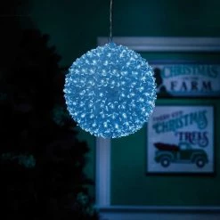Alpine 8 In. Twinkling Blue LED Sphere Christmas Ornament 6 Alpine 8 In. Twinkling Blue LED Sphere Christmas Ornament -Cheap Alpine Shop ItemImage 840189 sjwn4v63jwhzkv85b38kzg9