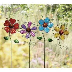 Alpine 36 In. H. Glass Flower Garden Stake -Cheap Alpine Shop ItemImage 840961 xcfqzcpfzsv8c6z8kkqvw2h