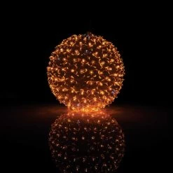 Alpine 8 In. Twinkling Warm White LED Sphere Christmas Ornament -Cheap Alpine Shop ItemImage 848352 r8tgbhvmbbwh8jjjzcppskn