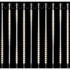Alpine Warm White 540-Bulb Chasing LED Hanging Icicle Light Set -Cheap Alpine Shop ItemImage 856923 s8hbkt365cjptgjk3x5xwsh9