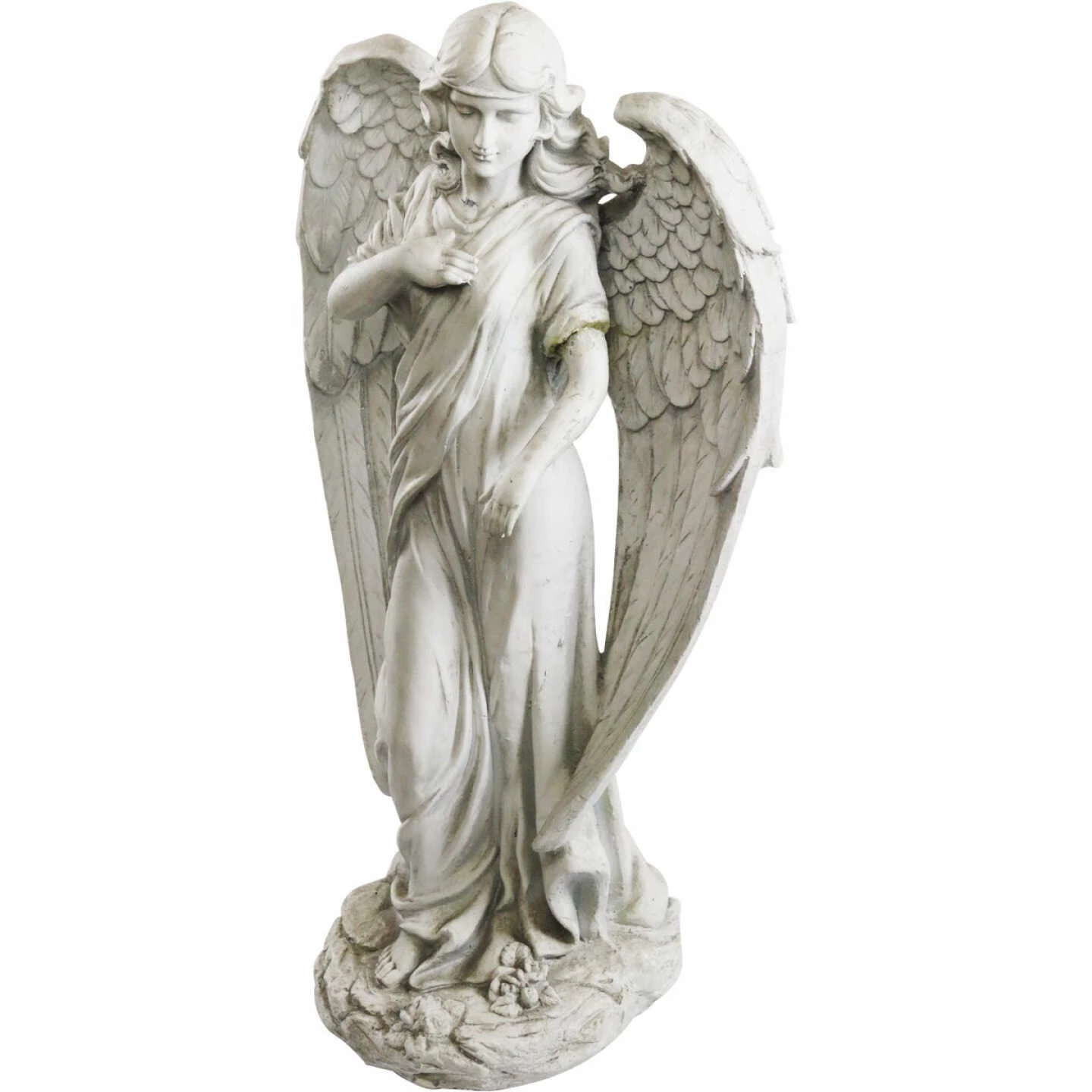 Alpine 31 In. H. Fiberstone Angel Statue 5 Alpine 31 In. H. Fiberstone Angel Statue - Image 3