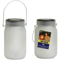 Alpine 4 In. Dia. Dancing Flame LED Solar Glass Jar Patio Lantern (Set Of 2) 9 Alpine 4 In. Dia. Dancing Flame LED Solar Glass Jar Patio Lantern (Set Of 2) -Cheap Alpine Shop ItemImage 858600 r7559z895r6z8nsntwp7m3