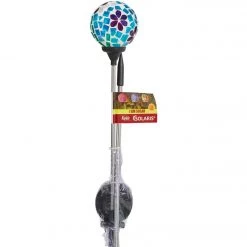 Alpine Mosaic Glass Daisy 32 In. H. Solar Stake Light -Cheap Alpine Shop ItemImage 862029 7k9h5x8fcgvxk8hnk955kjwf