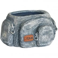 Alpine 5.75 In. W. X 4.50 In. H. X 6.69 In. L. Polyresin Denim Gear Mini Planter -Cheap Alpine Shop ItemImage 865168 vtbkt34pwcxkngr4b76rkh8
