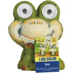 Alpine 7 In. Solar Green Frog Statue With LED Eyes 15 Alpine 7 In. Solar Green Frog Statue With LED Eyes -Cheap Alpine Shop ItemImage 867579 v53xms3zg8pw9vrxtt54s7bb