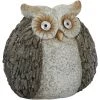 Alpine 13 In. H. Magnesia Owl Statue With Solar LED Eyes -Cheap Alpine Shop ItemImage 872297 qggktrxgng6bf39c899fbr2p