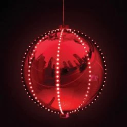 Alpine 13 In. LED 240-Bulb Red Christmas Ball With Chasing LED Lights -Cheap Alpine Shop ItemImage 873227 bms8tjcb5w3hskmgfnsj3mp