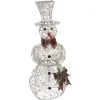 Alpine 36 In. Warm White LED Gold Mesh Snowman Lighted Decoration -Cheap Alpine Shop ItemImage 873646 j9bt2twz8s5tq45vm5kbjmh4