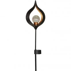 Alpine Iron & Glass 22 In. H. Modern Silhouette Solar LED Stake Light -Cheap Alpine Shop ItemImage 876762 skcwcs363qpvp6km88csx45