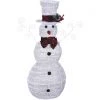Alpine 29 In. Warm White LED White Mesh Snowman Lighted Decoration With Bowtie -Cheap Alpine Shop ItemImage 883404 v8gt53qw5qrz98nr6vq7qww