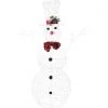 Alpine 38 In. Warm White LED White Mesh Snowman Lighted Decoration With Bowtie -Cheap Alpine Shop ItemImage 884457 bpsxmph9rvqsm46kgfqmx
