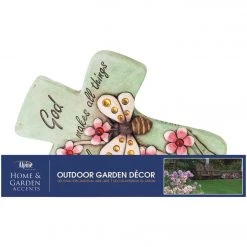 Alpine 11 In. Cement Cross Stone With Inspirational Words -Cheap Alpine Shop ItemImage 888900 jsnmprwm47jbjrgwsh95mz4