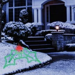 Alpine 36 In. Red & Green Motion LED Holly Leaves Lighted Decoration -Cheap Alpine Shop ItemImage 889791 kckx752nftbk2zw6fv5fk5fp