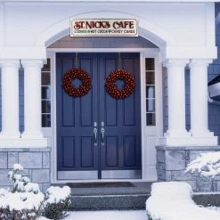 Alpine 1 In. W. X 14 In. H. X 47 In. L. Metal St. Nick's Cafe Christmas Wall Decoration 5 Alpine 1 In. W. X 14 In. H. X 47 In. L. Metal St. Nick's Cafe Christmas Wall Decoration -Cheap Alpine Shop ItemImage 892965 7v8968nz9smxmn5wkxjbcxrt