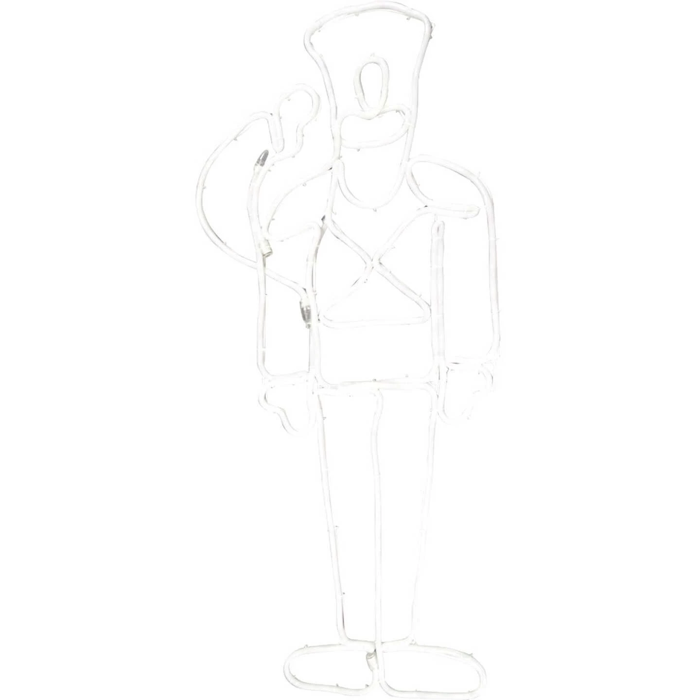 Alpine 45 In. Motion Multi-Color LED Nutcracker Lighted Decoration 3 Alpine 45 In. Motion Multi-Color LED Nutcracker Lighted Decoration