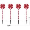 Alpine 28 In. LED Peppermint Candy Multi-Function Garden Stakes (4-Pack) -Cheap Alpine Shop ItemImage 894116 cj99bbb9nrskbg9h2n3hr363