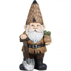 Alpine 16 In. H. MGO Gnome With Shovel & Plants Statue 5 Alpine 16 In. H. MGO Gnome With Shovel & Plants Statue -Cheap Alpine Shop ItemImage 897196 fv5cp7pzntpq45g2v5rgn46