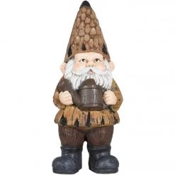Alpine 16 In. H. MGO Gnome Holding Watering Can Statue -Cheap Alpine Shop ItemImage 898223 s8fft343t7ncjv583sqjzbn