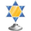 Alpine 14 In. Yellow & Blue LED Star Of David Tabletop Holiday Decoration -Cheap Alpine Shop ItemImage 954593 43tc6rrjswwkh5c5xwps43