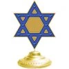 Alpine 14 In. Blue LED Star Of David Tabletop Holiday Decoration With Gold Base -Cheap Alpine Shop ItemImage 957728 6394g56xn7j4b7gfqwj5t