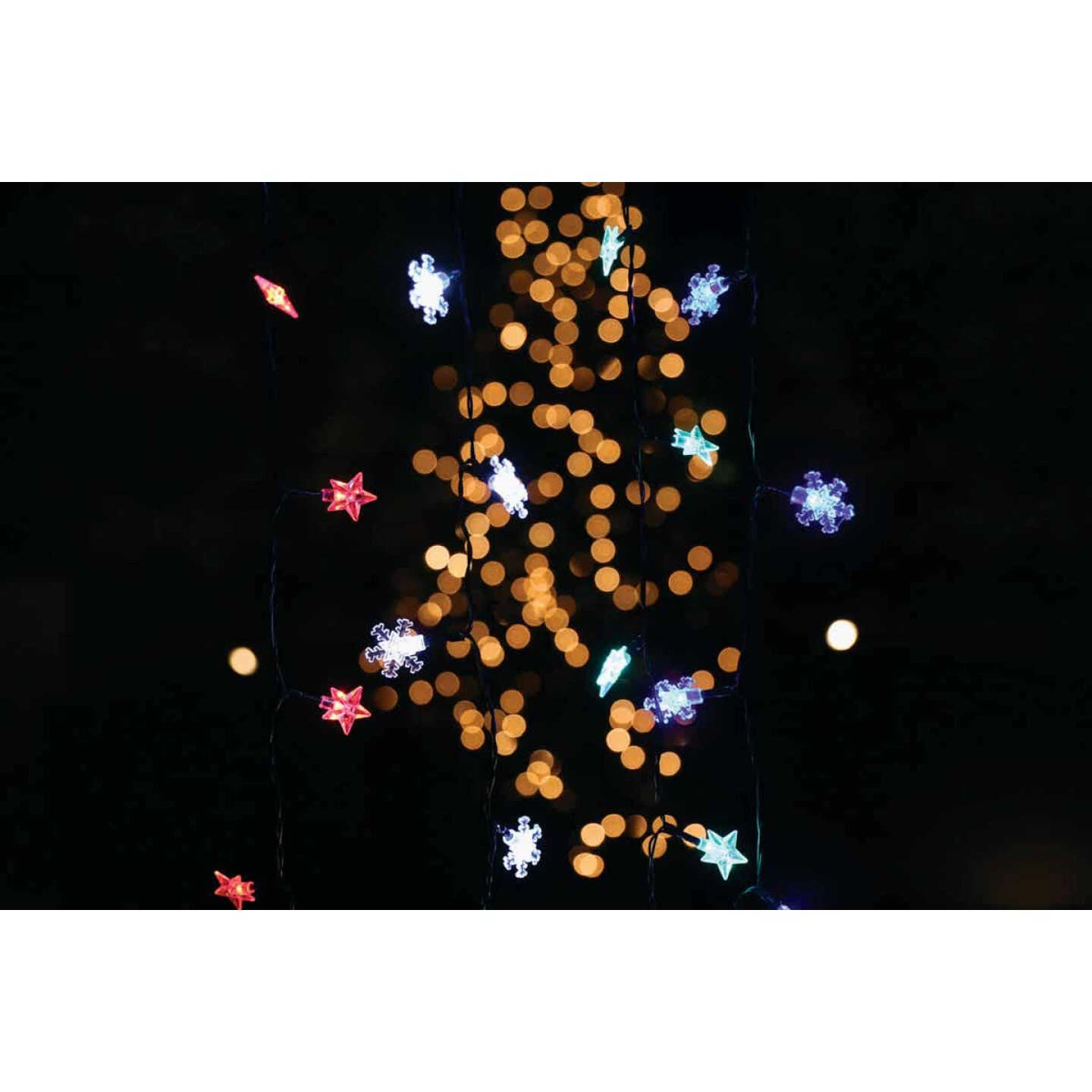 Alpine 10-Bulb LED Star & Snowflake Battery Operated Light Set 4 Alpine 10-Bulb LED Star & Snowflake Battery Operated Light Set - Image 2