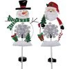 Alpine 36 In. LED Snowman/Santa Solar Stake Light -Cheap Alpine Shop ItemImage 960315 q5xf47 8z4kdk 5asslk