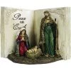 Alpine 7 In. Polystone Peace On Earth Nativity Scene Book Statue -Cheap Alpine Shop ItemImage 967301 w4gb8srb78shx7k4wp5mggfn